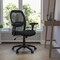 Flash Furniture Contemporary Chair Mid-Back Exec Mesh Chair, Black, Adjustable Arms, 18" to 22" Height, Mesh LF-W42B-GG - alternate 4
